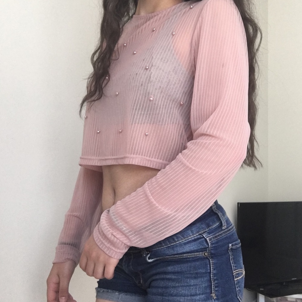 Sheer Pink Shirt